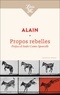  Alain - Propos rebelles.