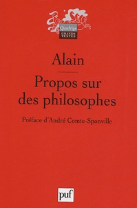 Alain - Propos sur des philosophes.