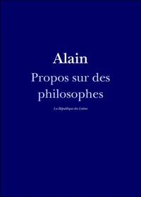 Propos sur des philosophes