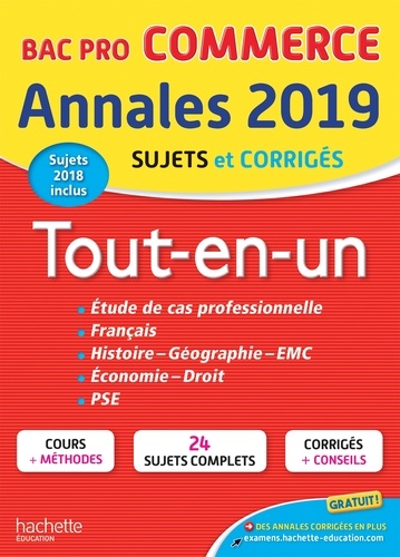 Annales Bac Pro commerce. Tout-en-un  Edition 2019