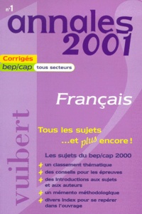 Alain Prost - Francais Bep/Cap. Sujets Corriges 2001.