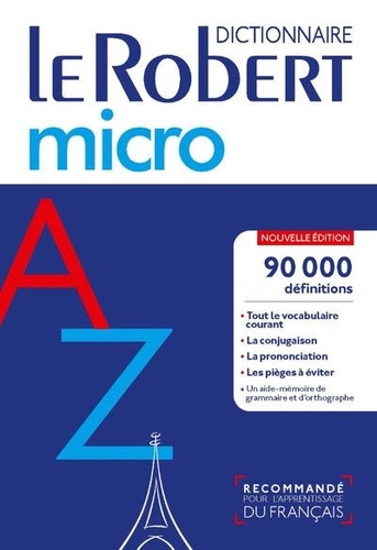 Le Robert micro. Dictionnaire d'apprentissage du français
