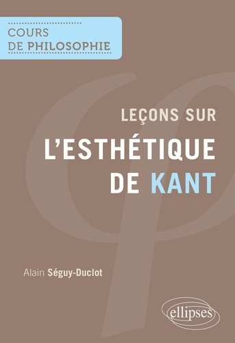 Leçons sur l'esthétique de Kant