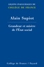 Alain Supiot - Grandeur et misère de l'Etat social.