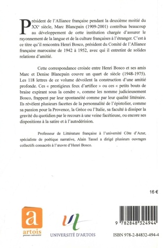 Henri Bosco - Marc et Denise Blancpain. Correspondance (1948-1975)
