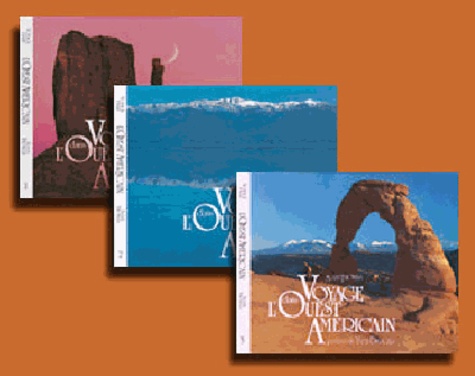 Alain Thomas - Voyage dans l'Ouest américain - Coffret 3 volumes en version reliée.