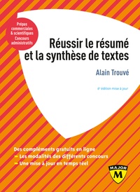 Alain Trouvé - Réussir le résumé et la synthèse de textes.
