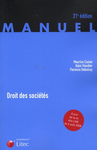 Alain Viandier et Florence Deboissy - Droit des sociétés.