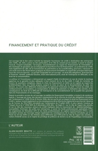 Financement et pratique du crédit 2e édition