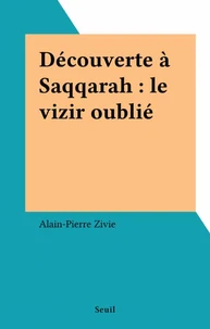 Découverte à Saqqarah