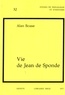 Alan Boase - Vie de Jean de Sponde.