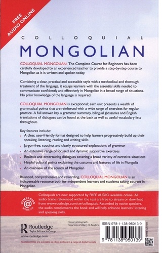 Colloquial Mongolian. The Complete Course for Beginners