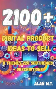 Digital Product Ideas - 11 Themes &amp; 220 Subthemes with Descriptions