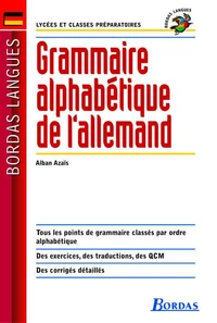 Grammaire alphabétique de l'allemand