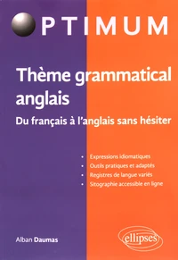 Thème grammatical anglais