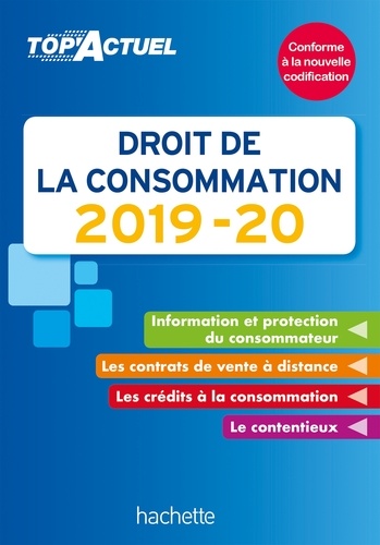 Droit de la consommation  Edition 2019-2020 - Occasion