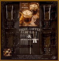 Albane Hemon - Irish coffee facile & autres déclinaisons - Avec 4 tasses à irish coffee gravées ; 4 pailles en verre ; 1 goupillon ; 1 doseur double en inox gravé ; 1 livre de recettes essentielles.