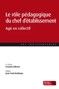 Le rôle pédagogique du chef d'établissement