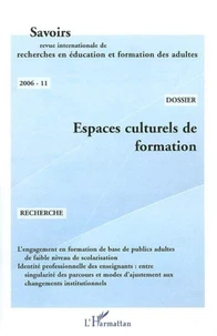 Espaces culturels de formation, Savoirs n°11