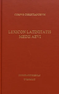 Lexicon latinitatis medii aevi