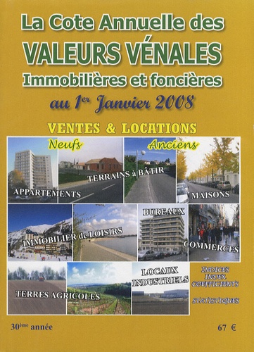 Albert Callon - Valeurs vénales au 1er janvier 2008.