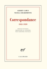 Téléchargez gratuitement les livres électroniques pdfCorrespondance (1945-1959)9782072746666 parAlbert Camus, Nicola Chiaromonte in French CHM RTF