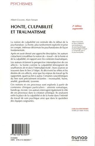 Honte Culpabilit Et Traumatisme De Albert Ciccone Grand Format honte-culpabilit-et-traumatisme-de-albert-ciccone-grand-format