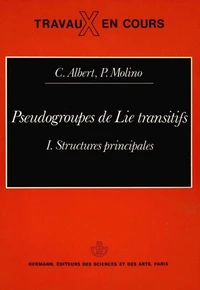 Pseudogroupes de Le transitifs. 1 Structures principales
