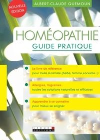 Téléchargez les manuels scolaires dans le coin Homéopathie  - Guide pratique par Albert-Claude Quemoun