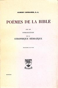 Albert Condamin - Poèmes de la Bible.