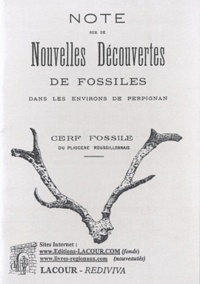 Albert Donnezan - Note sur de nouvelles découvertes de fossiles dans les environs de Perpignan.
