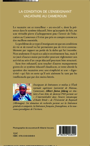 La condition de l'enseignant vacataire au Cameroun. In Vacatarium