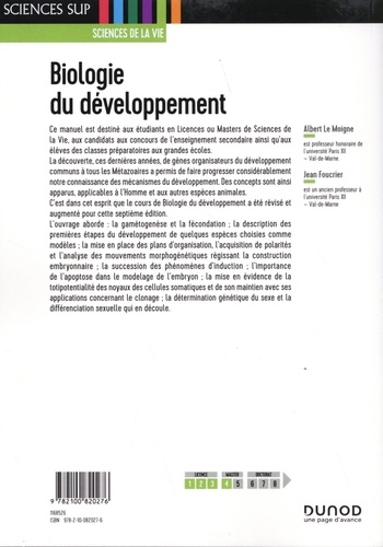 Biologie du développement 7e édition revue et corrigée