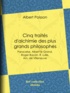 Albert Poisson - Cinq traités d'alchimie des plus grands philosophes - Paracelse, Albert le Grand, Roger Bacon, R. Lulle, Arn. de Villeneuve.