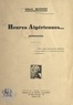 Albert Quencez - Heures algériennes... - Impressions.