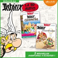 Albert Uderzo et René Goscinny - Astérix - La BD audio Tome 3 : Astérix et Cléopatre ; Astérix Légionnaire.