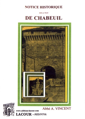 Notice historique sur la ville de Chabeuil