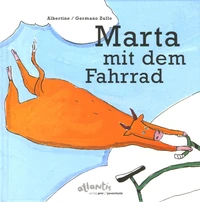 Marta mit dem Fahrrad