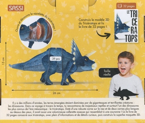 Le tricératops. L'ère des dinosaures