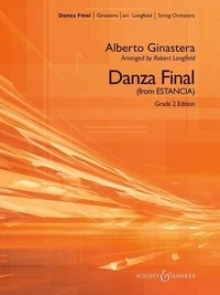 Alberto Ginastera - Danza Final from "Estancia" - Young Edition. string orchestra and percussion. Partition et parties..