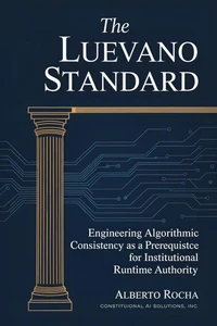 The Luevano Standard: Engineering Algorithmic Consistency as a Prerequisite for Institutional Runtime Authority