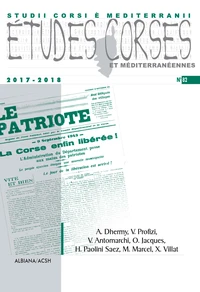 Etudes corses N° 82