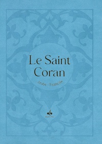  Albouraq - Le Saint Coran et la traduction en langue française du sens de ses versets - Couverture daim turquoise.