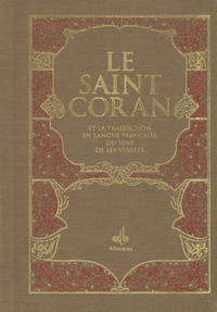  Albouraq - Le Saint Coran et la traduction en langue française du sens de ses versets - Couverture Tissu marron.
