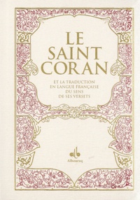  Albouraq - Le Saint Coran et la traduction en langue française du sens de ses versets - Couverture tissu blanc.