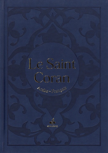 Le Saint Coran. Bleu nuit, dorure