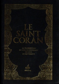 Albouraq - Le Saint Coran - La traduction en langue française du sens de ses versets. Edition noir dorure.