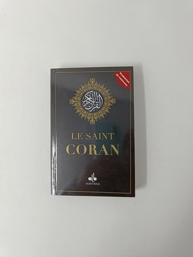 Le Saint Coran. Essai de traduction en langue française du sens de ses versets. Couverture noire