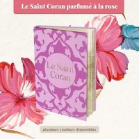Saint Coran - 14x19 - Rose clair - Dorure