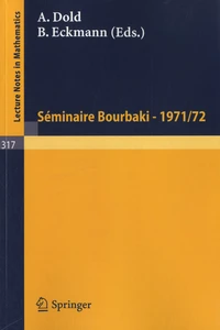 Séminaire Bourbaki 1971/72